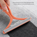 Portable Hair Remover Roller Sofa Coat Clothes Lint Fuzz Brushes (Orange)