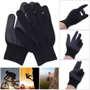 Sports Gloves Climbing Camping Antiskid Gloves Outdoor Supplies(Black)