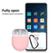 For Redmi AirDots 3 Pro Silicone Protective Case Cover with Keychain (Pink)