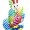 5D Diamond Painting Ornament DIY Easter Rhinestone Mosaic Craft Kit Home Deco
