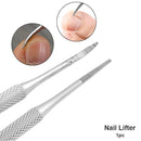 steel Cleaning dirt  Toe Nail Lifter Pedicure tool Manicure kit Nail File