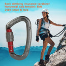 Aluminum Carabiner Outdoor Camping Climbing Hammock Lock Buckle (Grey) Newly