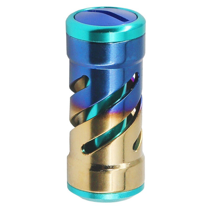 #A Titanium Alloy Grip Anti Slip Baitcasting Spinning Reel Handle Knobs Covers