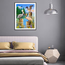 5D DIY Diamond Painting Kits Beach Activity Full Round Drill Decor (X437)