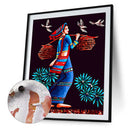 Ethnic girl 40x50cm Oil Paint By Numbers Picture DIY