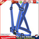 Reflective Straps Night Running Riding Vest Adjustable Safety Band (Blue) Newly