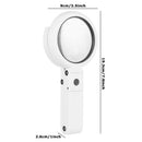 LED Light and Stand Magnifying Glass Foldable Magnifier Handheld with Light