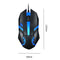 120cm USB 5500dpi 2 Buttons Led Business Mouse Optical Ergonomic for Game O