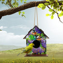#A Wooden Bird House DIY Diamond Painting Bird Nest Hut Parrot Cage Indoor Out