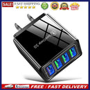 Q4 5.1A 4USB QC3.0 Fast Charging 4 Multi Port Mobile Phone Charger Power Adapter