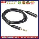 6.35mm Audio Extension Cable 1/4 Male to Female TRS Cable for Mixer Sound C