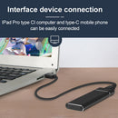 M.2 NGFF to USB3.0 for SATA B-Key SSD Type-C 5Gbps Enclosure Case (Black)