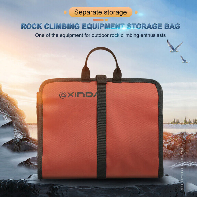 Xinda Rock Climbing Carrying Bag 320T Nylon Carabiner Gear Toolkit Storage Pouch