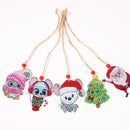 Double-side 5D Diamond Painting DIY Hanging Christmas Trees Pendant (GP012)