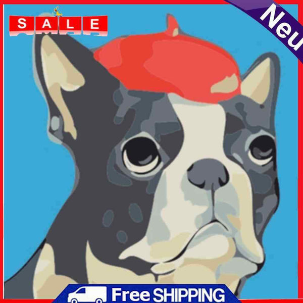 DIY Oil Coded Picture Hand Painted Animals Painting Kit by Numbers Decoration