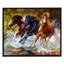 Full Embroidery 11CT Cross Stitch Stamped Kit Horse for Success Printed Craft