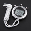 Chronograph Metal Digital Timer Stopwatch Sports Counter Waterproof Stopwat