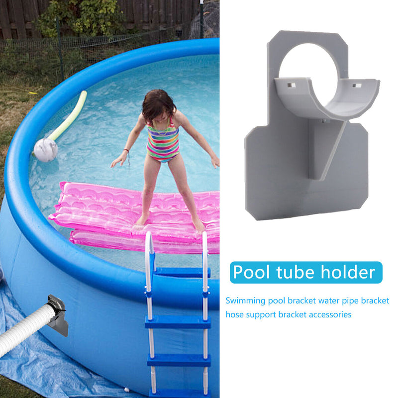 Plastic Swimming Pool Pipe Holder for Intex Above Ground Pool Hose Outlet M