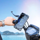 Rotatable MTB Road Bike Mobile Phone Holder Bicycle Handlebar Stand (Black)