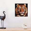 Full Cross Stitch 14CT Cotton Thread DIY Tiger Stamped Needlework Craft Home Art