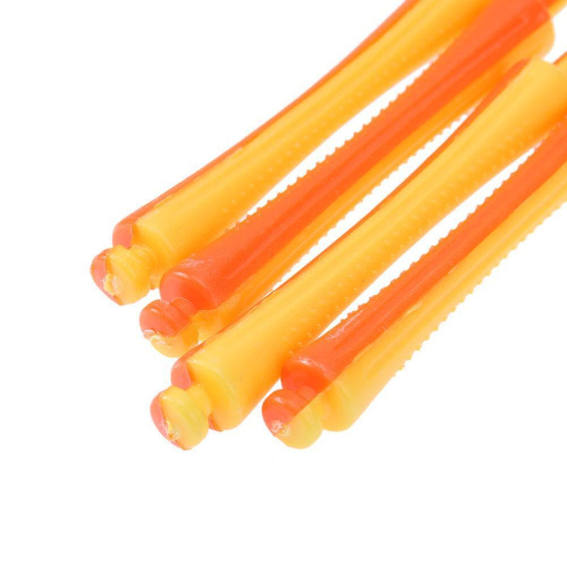 12pcs Perm Bar Rubber Band Hair Curler Hairdressing Tool(Random Color/3