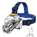 IPX4 Waterproof Safety Headlight Torch 200LM Camping Headlight USB Rechargeable