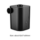 Electric Inflatable Air Pump for Air Beds Swimming Rings Boat Sofa (Black)