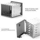 Hard Drive Cage Rack 5.25 inch to 5x 3.5inch DIY Hard Drive Disk Tray Caddy