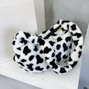 Large Capacity Fluffy Plush Shoulder Bags Crossbody Handbags Messenger Bag