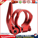MTB Road Bike Seat Post Clamp Quick Release Seatpost Collar 31.8mm (Red) Newly
