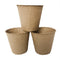 50pcs Round Paper Pulp Peat Flower Pot Plant Flower Biodegradable Nursery Cups