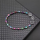Metabolism Jewelry Gift Magnetic Therapy Anklet for Women Men Hematite Anklet
