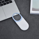10x Pull-out Portable Reading Magnifier Glass+LED Jewelry Loupe Tool (Blue)