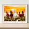 Digital Oil Painting By Numbers Kits Horse DIY Hanging Decor Room Wall Canvas