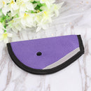 Kids Car Safe Fit Seat Belt Adjuster Baby Triangle Safety Device (Purple)