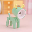 Portable Mini LED Desk Lamp Cute Folding Dog Night Lamps for Christmas Birthday