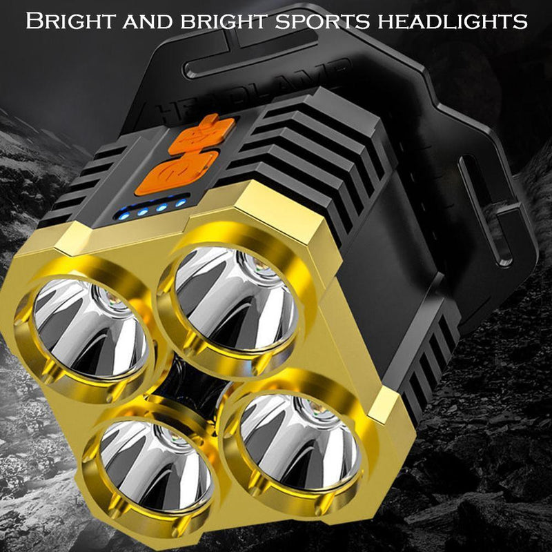 12000000lm LED Headlamp USB Rechargeable Headlight Flashlight Torch Head
