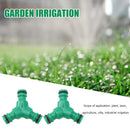 2pcs Y Type Tape Connector Quick Adapter Garden Hose Irrigation (Green)