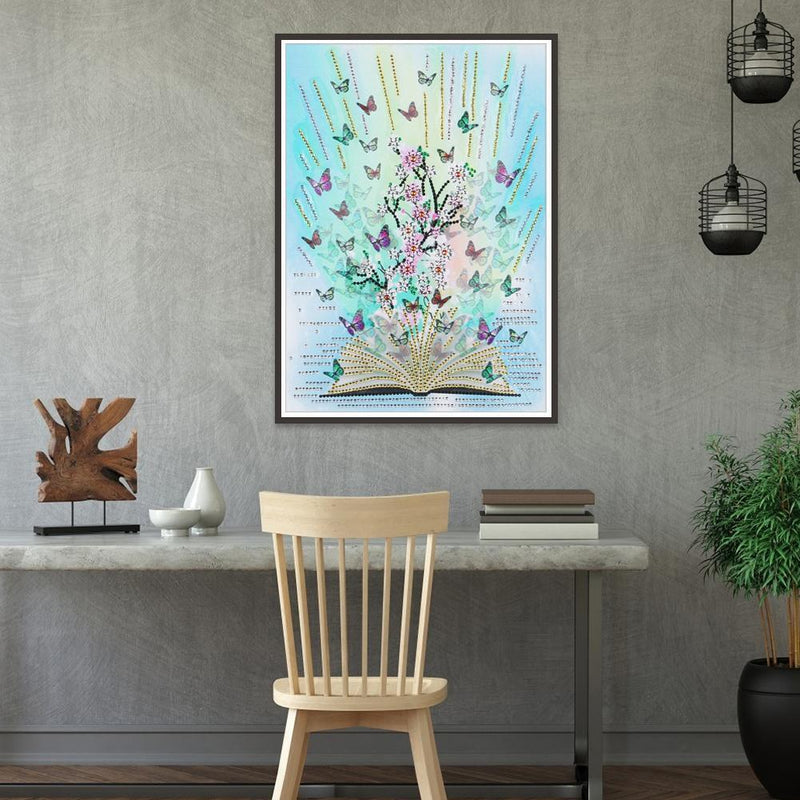 DIY Special Shaped Diamond Painting Cross Stitch Kit (DZ221 Butteryfly)