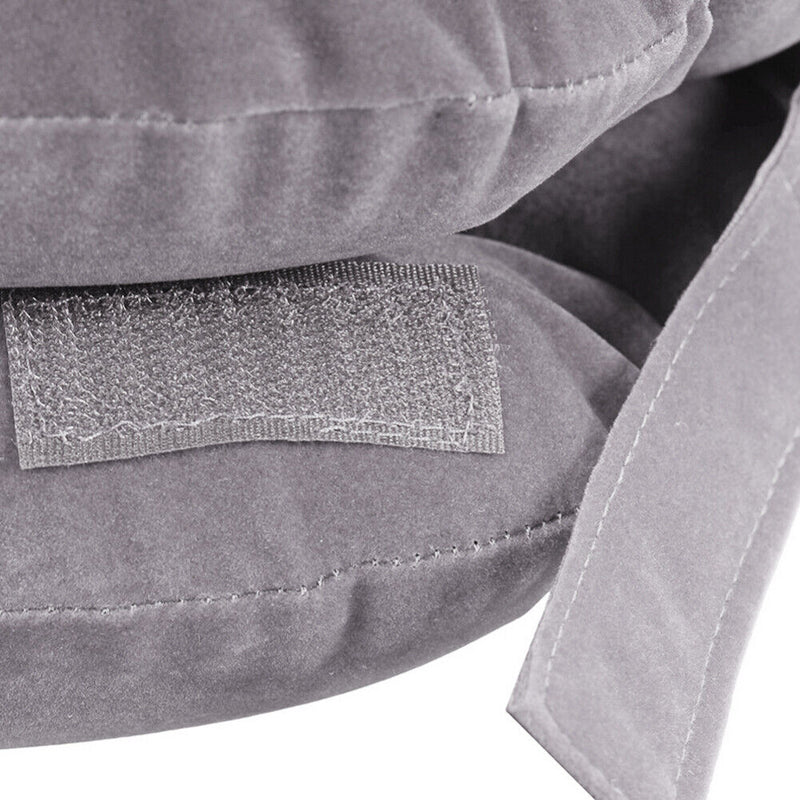 Inflatable Neck Stretcher Support Air Cervical Traction Pillow (Light Grey)