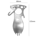 Portable Multifunction Opener Camping Tool Bottle Opener Stainless Steel Spoon