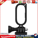 Protective Frame 1/4 Adapter Adjustable Bracket for Insta360 Go 2 (Black) Newly