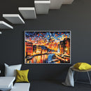 Sunset Street View 5D DIY Full Round Diamond Painting Rhinestone Mosaic Han