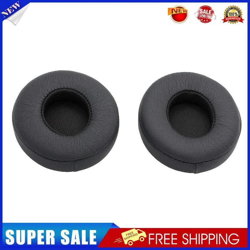 1 Pair Replacement Earpads Cusion for Beats Solo 2.0 Wired Headset (Black)