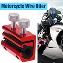 Cable Refueling Lubrication Wire Oiler Motorcycle Cable Lube Tool (Red) Newly