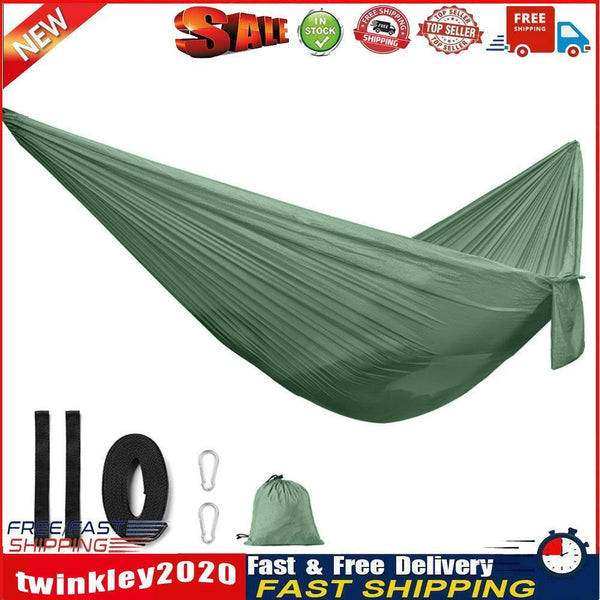 Outdoor Camping Hammock Sleeping Swing Garden Tree Hanging Bed w/ Rope (B) Newly