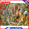5D DIY Animals Full Round Drill Mosaic Diamond Painting Picture Rhinestone Craft