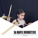 2pcs Maple Wooden Drum Sticks 5A Drumsticks Percussion Instruments Parts Newly