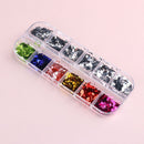 Spangles Gel Polish DIY Glitter Flakes Sparkly Mirror Rhombus Nail Sequins
