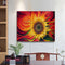 5D Kit DIY Abstract Flower Full Round Diamond Painting Wall Decor Rhinestone Art